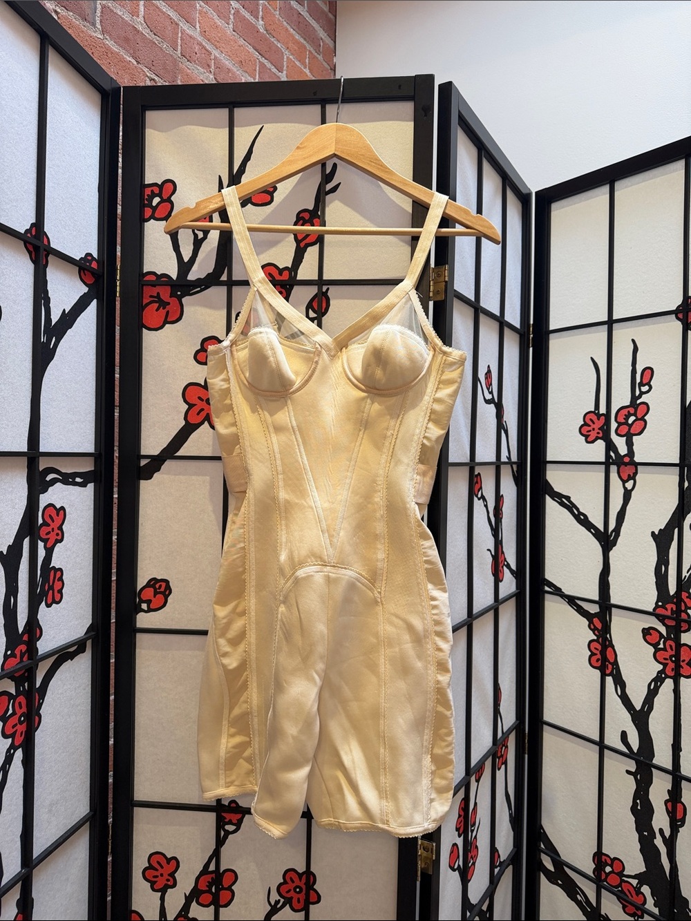 Burberry Lingerie Inspired Romper